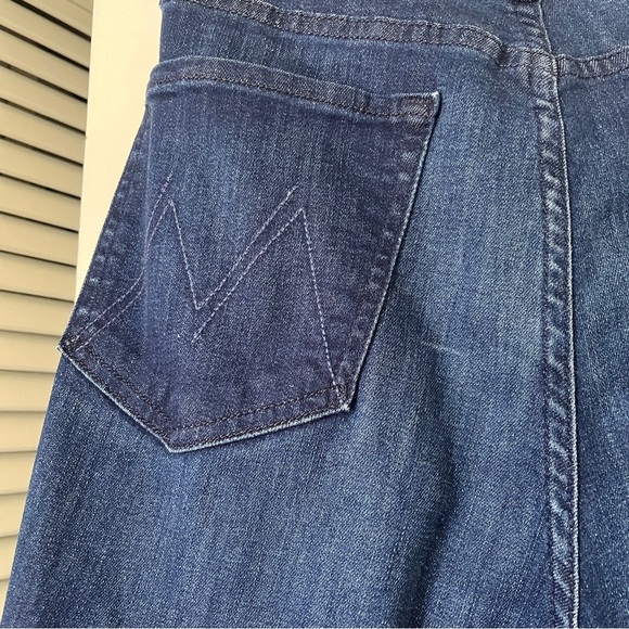 MOTHER The High Rise Rambler Zip Ankle Jean | Animal Instinct Blue | SZ 30 - Picture 16 of 16